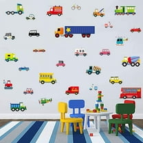 Toy Car Wall Stickers Vehicles Bedroom Wall Decals Wall Sticker Bedroom Wall Background Decoration Stickers