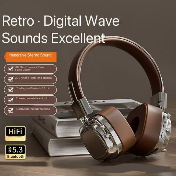 Up to 65% off! Wireless Bluetooth headsets Gaming Sports Retro Headsets High Sound Quality Headphones