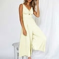 thumbnail image 1 of Up to 65% off!Women' Casual and Elegant Jumpsuits Summer Fashion Strap Jumpsuit New Style Backless Color Pocket Jumpsuit Female, 1 of 8