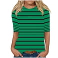 thumbnail image 1 of Womens Tops 2026 Plus Size Fashion Shirts Half Sleeves Casual Shirts Pullover Loose Blouse, 1 of 5