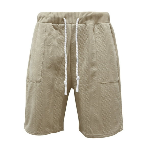 Up to 65% off Xunlbb Men's Casual Cargo Shorts Men's Casual Solid Color Casual Drawstring Pockets Elastic Sports Shorts Gift for Him, S-3XL