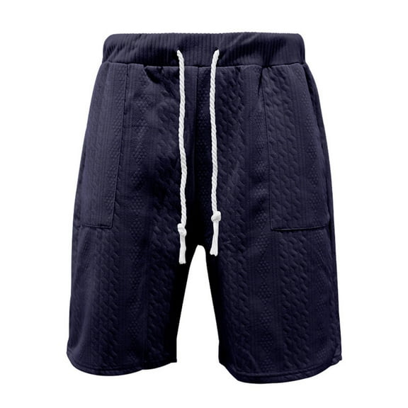 Up to 65% off Xunlbb Men's Casual Cargo Shorts Men's Casual Solid Color Casual Drawstring Pockets Elastic Sports Shorts Gift for Him, S-3XL