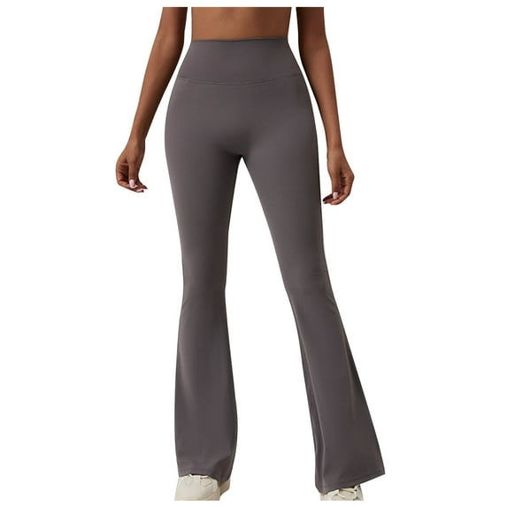 Up to 65% off!Yoga Gym Pants for Women Plus Size Fashion Casual Printed Gradient Span Ladies High Waist Wide Leg Trousers Yoga Pants Long Pants