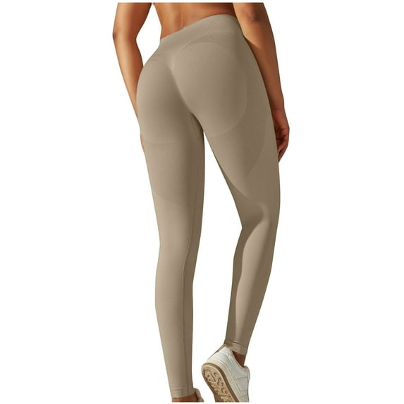 Up to 65% off!Yoga Gym Pants for Women Plus Size Fashion Color Hip-lifting Sports Fitness Running High-waist Yoga Pants