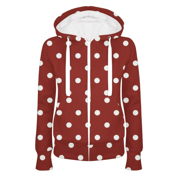 Zip Up Hoodies for Womens Pullover Plus Size Fashion Casual Hooded Slim Zipper Fleece Sweater Coat