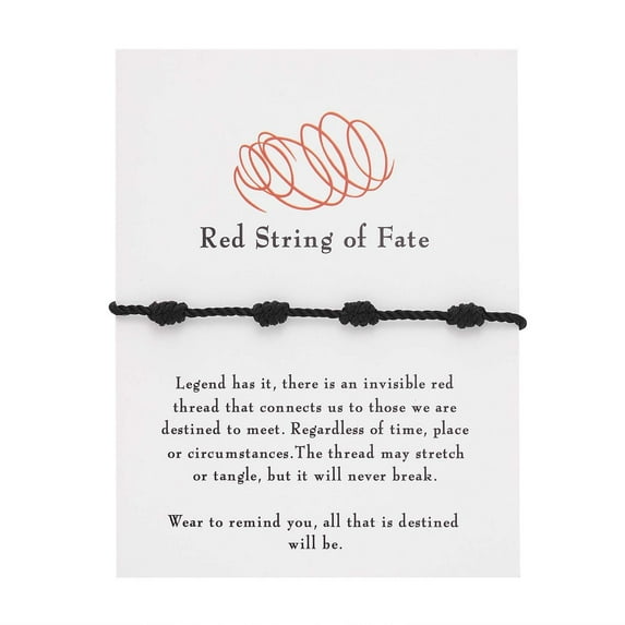 Up to 65% off amlbb Bracelets for Women Knotted Red Rope Bracelet Length Lovers Paper Card Bracelet Bracelet Jewelry Gifts for Women