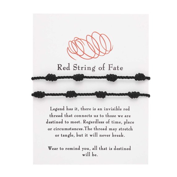 Up to 65% off amlbb Bracelets for Women Knotted Red Rope Bracelet Length Lovers Paper Card Bracelet Bracelet Jewelry Gifts for Women