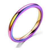 Up to 65% off amlbb Rings for Women Fashion Contracted 2Mm Fine Hand Polished Women's Tail Ring Couple Ring Women Ring Best Gifts