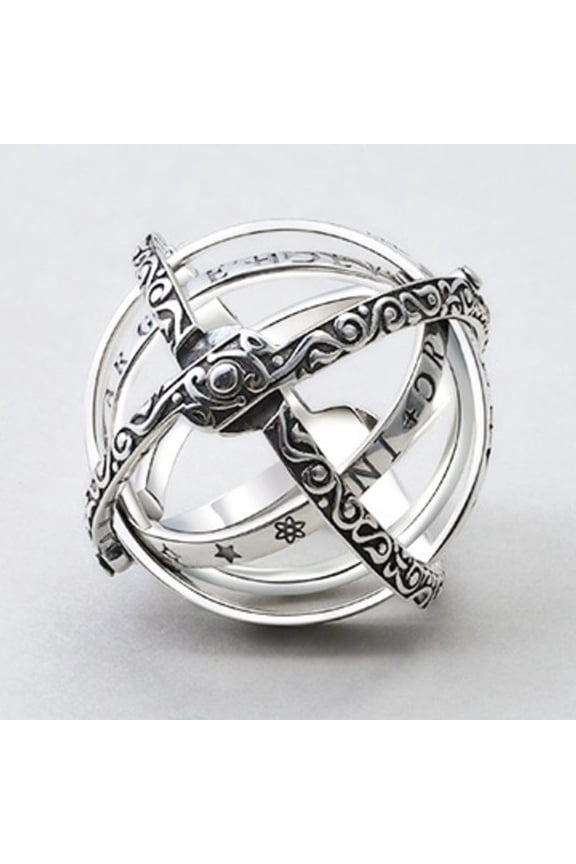 Up to 65% off amlbb Womens Rings Clearance Openable Ring Astronomical Ring Vintage Science Jewelry