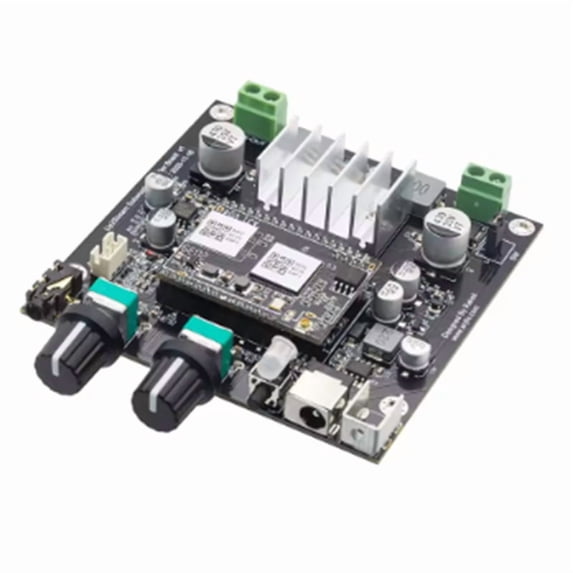 Up2Stream Amp Sub Multiroom Amplifier WiFi Audio Wireless 2.1 Channel Subwoofer Speakers Amplifier Board 100W,1 x Up2Stream Amp Sub Board 2 x Knob Cover 1 x Screw Driver 1 x Antenna