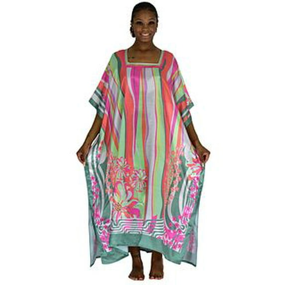 Up2date Fashion Satin Caftans Collection in Many Unique Digital Prints Choices, Style Caf-DGP13