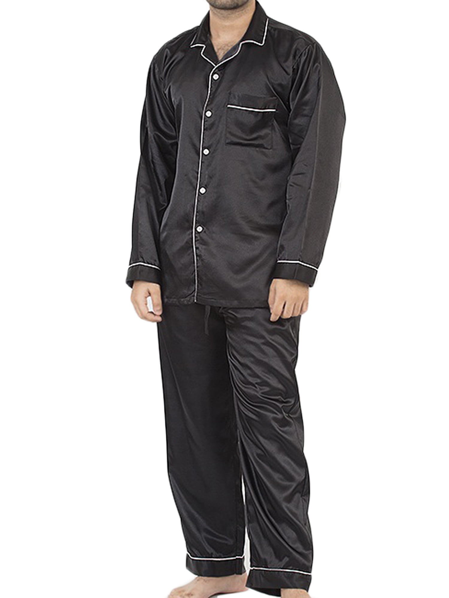 Up2date Fashion's Men's Satin Full-Sleeve Pajama Set - Walmart.com