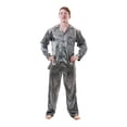 thumbnail image 1 of Up2date Fashion Pajamas Set Mens Silky Satin Pajamas Long Sleeve Loungewear 2-Piece Sleepwear Button-Down PJ with Long Pants, 1 of 2