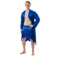 thumbnail image 1 of Up2date Fashion's Men's Satin Robe and Shorts / Boxers Set, 1 of 3