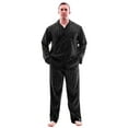thumbnail image 1 of Up2date Fashion's Men's Striped Satin Pajamas, 1 of 2