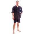 thumbnail image 1 of Up2date Fashion's Men's Woven Short-Sleeve Pajama Set with Shorts, 1 of 3