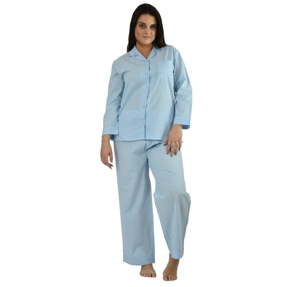 Up2date Fashion's Women's 100% Cotton Pajamas in Solid Colors