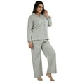thumbnail image 1 of Up2date Fashion's Women's 100% Cotton Pajamas in Solid Colors, 1 of 3
