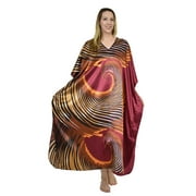 Up2date Fashion's Women's Caftan / Kaftan / Muumuu / Mumu, Galaxy Stardust Print, Caf-16