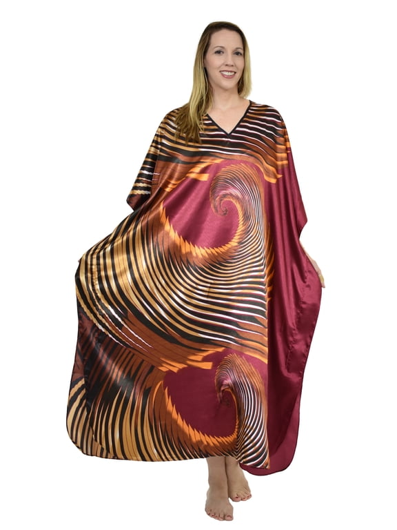 's Women's Caftan / Kaftan / Muumuu / Mumu, Galaxy Stardust Print, Caf-16