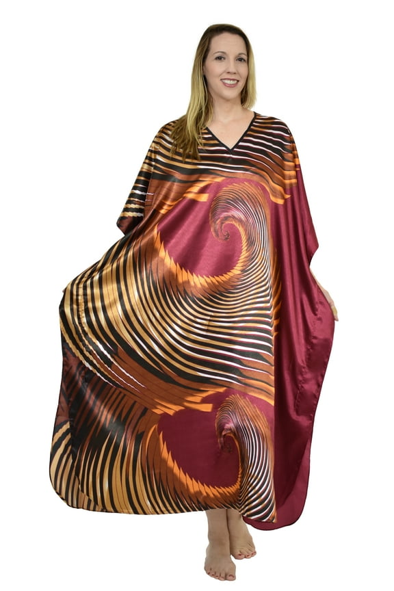 's Women's Caftan / Kaftan / Muumuu / Mumu, Galaxy Stardust Print, Caf-16