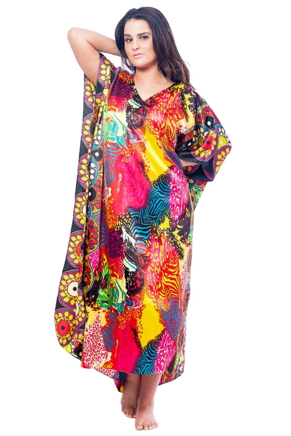 's Women's Caftan / Kaftan, Sunset Safari Print