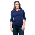 thumbnail image 1 of Up2date Fashion's Women's Knit Boat Neck Top, 1 of 2