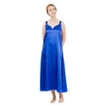 thumbnail image 1 of Up2date Fashion's Women's Long Satin Chemise / Nightgown, 1 of 2
