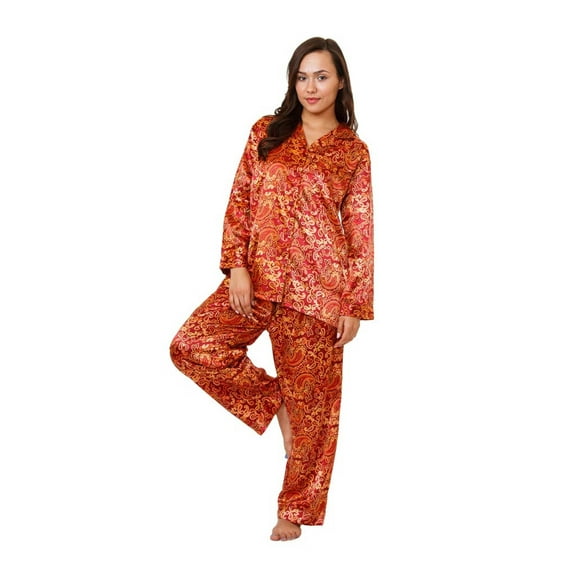 Up2date Fashion's Women's Paisley Print Pajamas