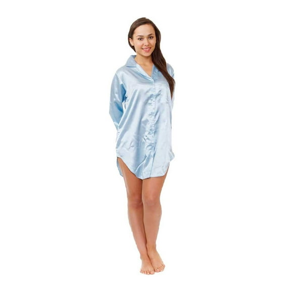 Up2date Fashion's Women's Satin Nightshirt