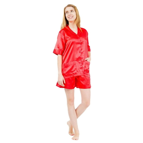 Up2date Fashion's Women's Satin Short Pajama Sets
