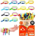 thumbnail image 1 of UpBrands 60 Easter Egg Fillers Small Toys: Zipper Bracelets 7 1/2” Sensory Bulk Set, Fidget Toys, Kit for Easter Egg Hunt, Birthday, Goodie Bags, Pinata Filler, Classroom Rewards, 1 of 9