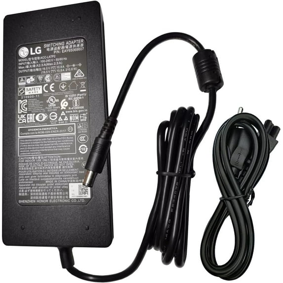 19.5V AC/DC Adapter for Sony Bravia KD-43XE80xx KD-43XE83xx Series KD-43XE8096 KD-43XE8004 KD-43XE8005 KD-43XE8077 KD-43XE8088 KD-43XE8099 KD-43XE8396 LED 4K TV Power Supply Charger