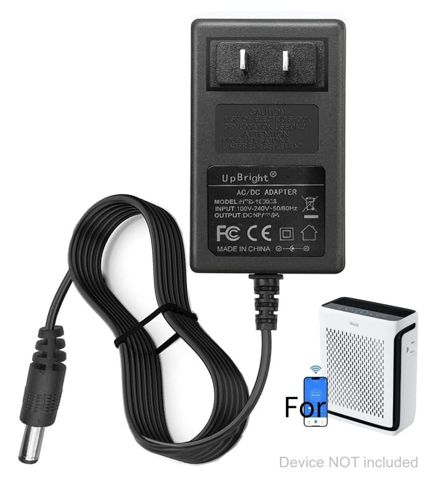 Mila air purifier adapter specifications 24V 2.5A