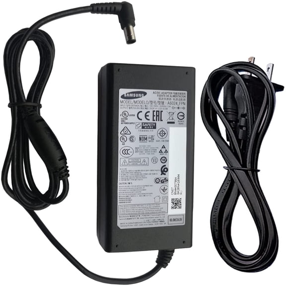 24V Replacement AC Adapter Compatible with Samsung HW-N450/ZA HW-N550 HW-N650 HWN450 HW-K440 HW-K490 HW-K560 HW-K561 HW-K590 HW-M430 HW-M550/ZA HW-MM55/ZA HW-MM55C Soundbar Power Supply
