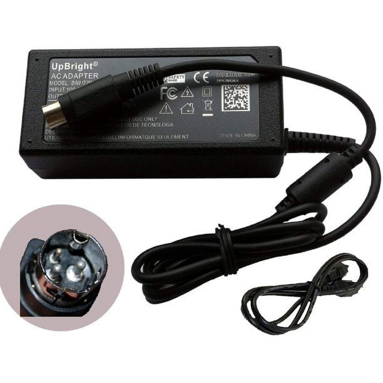 UpBright 3-Pin 12V AC/DC Adapter Compatible with Skyworth SLC-1921A SLC-1921A-3S SLC-1519A-3M SLC-1519A-3S SLC-1369A-3C SLC-1369A-3S SLC-1369A-3 SLC1369A3 SLC-1569A SLC-1569A-3 LED HD TV 533Z0905063PI - image 1 of 5