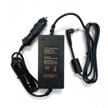 Car 19V DC Adapter for L-ifestyle R-hythm Healthcare P2 P2-E6 P2-E7 P2E6 14.4V Li-ion Battery BA-P200 BA-P201 Portable Oxygen Concentrator P2DCA-2 6.3A E-D-A-C ED1010C Power Supply Cord Charger