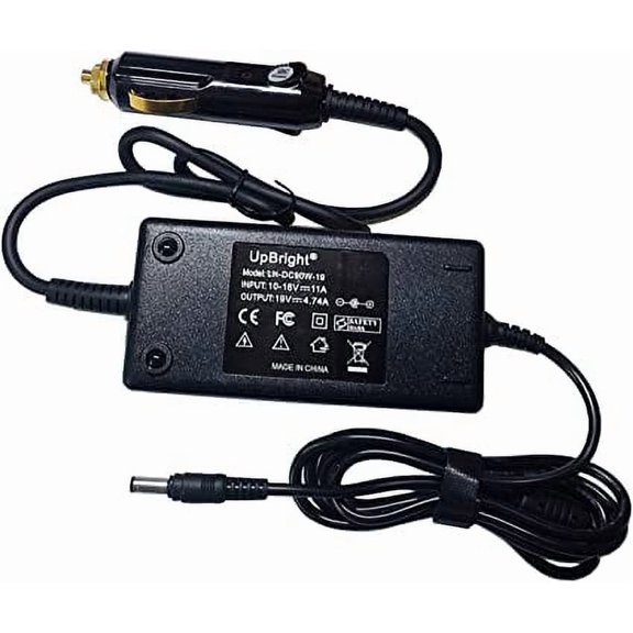 19V Replacement Car DC Adapter Compatible with VEVOR AI-7C AI-8C Fiber Fusion Splicer Vehicle Boat RV Cigarette Lighter Plug Power Supply