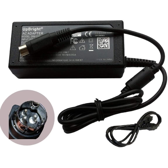 3-Pin DIN 24V AC/DC Adapter for G-V-E Model GM602-240200 GM602240200 3 Prong Connector Power Supply Cord Cable PS Battery Charger Mains PSU