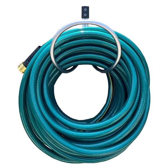 UpCaddy Hose Hanger Wall Mount Holds 25 to 125 feet of 3/4 inch Hose