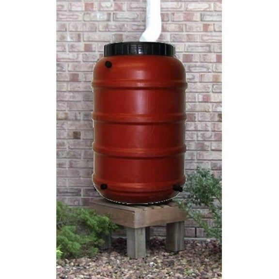 UpCycle Products TC-50 50 gal Terra Cotta Rain Barrel