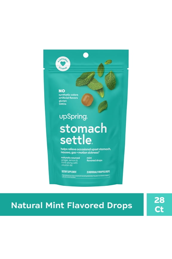 Stomach Settle Nausea Relief Drops, Mint Flavor, 28 Count