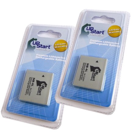 UpStart Battery IXUS 65 Canon VIXIA Battery Replacement, 2 Count