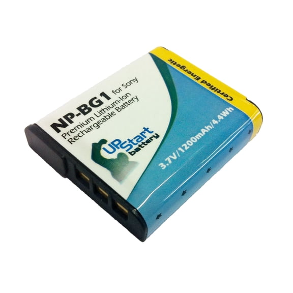 UpStart Battery Sony DSC-W170/R Battery - Replacement for Sony NP-BG1 Digital Camera Battery (1200mAh, 3.7V, Lithium-Ion)