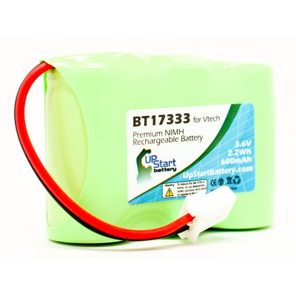 UpStart Battery VTech BT-163345 Battery - Replacement for VTech Cordless Phone Battery (600mAh, 3.6V, NI-MH)