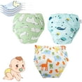 thumbnail image 1 of Upairy Training Pants for Boys, Upairy Potty Training Underwear, Reusable Toilet Training Pants Waterproof & Breathable (3PCSB,Small), 1 of 8