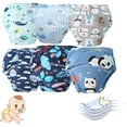 thumbnail image 1 of Upairy Training Pants for Boys, Upairy Potty Training Underwear, Reusable Toilet Training Pants Waterproof Breathable (6PCSA,Large), 1 of 8