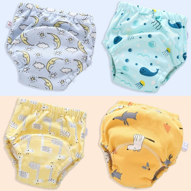 2025 Upairy Training Pants For Boys Girls, Upairy Potty Training Underwear, Absorbent Toddler Pee Pant Breathable Washable 4pcs J Small