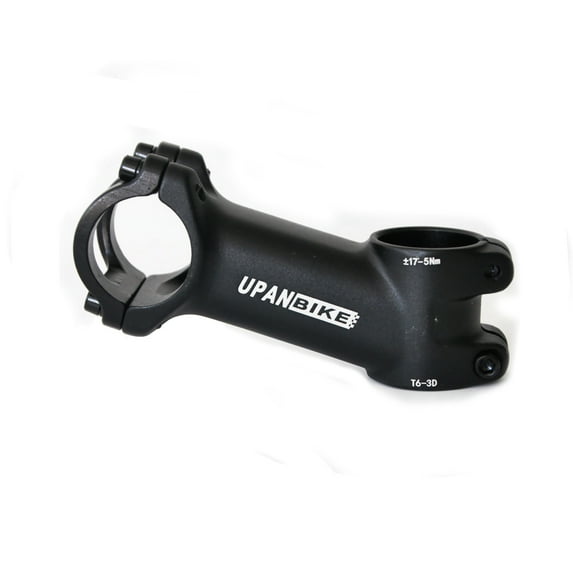 Upanbike Bike Stem Aluminum Alloy 31.8mm 90mm Rise 10° 17° for Mountain Bike Road Bicycle