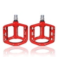 thumbnail image 1 of Upanbike Magnesium Bike Pedals 9/16'' Spindle Bearing MTB Mountain Bike Pedal (Red), 1 of 5